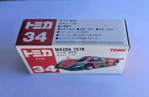 TOMICA 34 - MAZDA 787B 1991 LE MANS WINNER ORANGE NEAR MINT VHTF BOX GOOD JAPAN - Picture 9 of 13