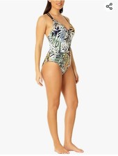 NEW Hurley Women's Stretch One Piece Swimsuit UPF 50 Size Small