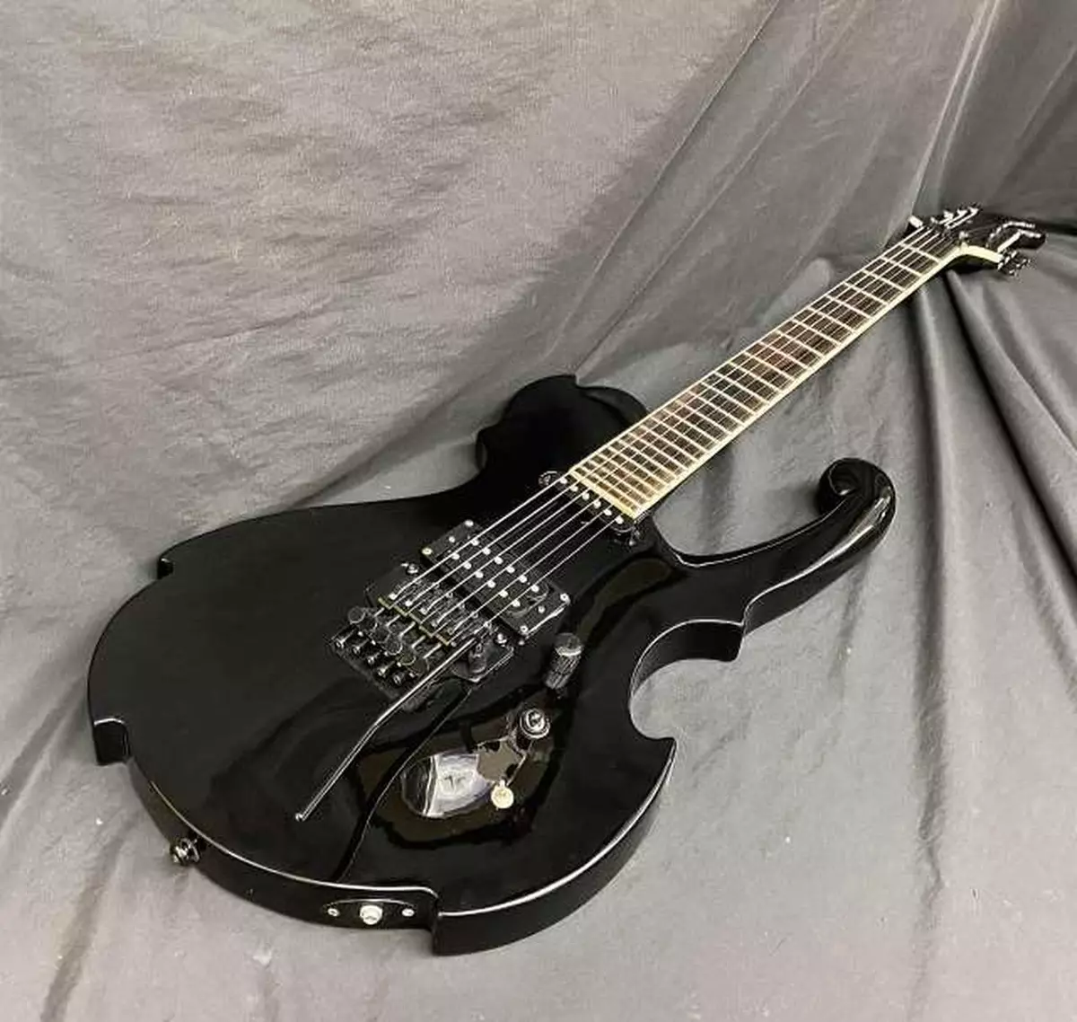 Grassroots G-Ns-70 Nightmare Sakito Model Electric Guitar Black Japanese Band VG