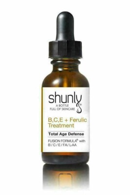 Shunly Skin Care B, C, E+ Ferulic Treatment Age Defense Serum 1 Oz New Sealed
