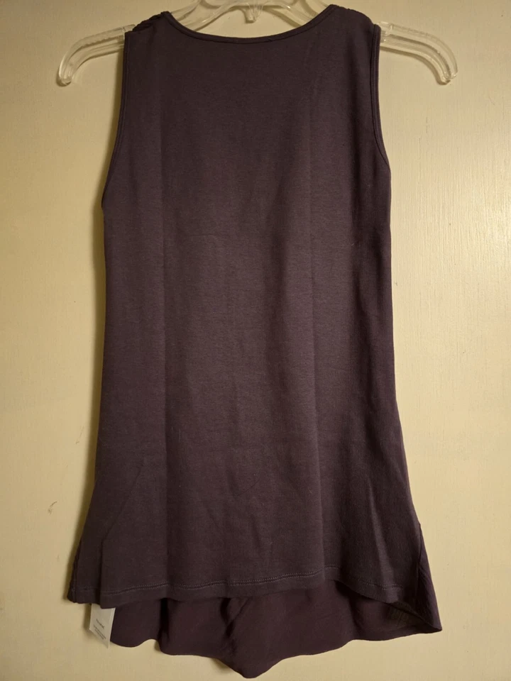 AUTÉNTICA Blusa Camisa Brunello Cucinelli Mezcla Lana Seda Top S Diseñador Púrpura Foto 3 de 4