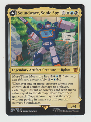 mtg soundwave commander deck Soundwave, Sonic Spy // Soundwave, Superior Captain (Shattered Glass) [Transformers] If you do Soundwave, Sonic Spy / Soundwave,