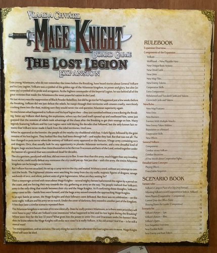 WizKids Mage Knight Board Game The Lost Legion Expansion Set Preowned incomplete - Picture 3 of 7