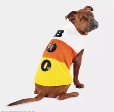 Halloween Candy Corn Boo Dog Sweater Hyde & EEK! Boutique