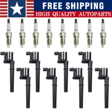 New 8 Ignition Coil & 8 iridium Spark Plug For 1999-2004 Lincoln Navigator UF191