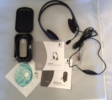 Logitech Quick Cam 5.0.1 For Notebooks Carrying Case Pro Premium Stereo Headset