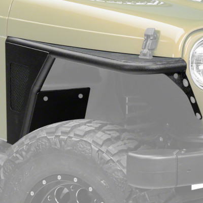 Hooke Road Steel Fender Flares For Jeep Wrangler TJ (1997-2006) – 4-Piece Set, Front & Rear, Black - View #6