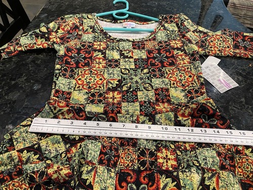 Lularoe Nicole Fit & Flare Kleid Medium Mehrfarbig Stretch Bequem Neu mit Etikett - Bild 14 von 17