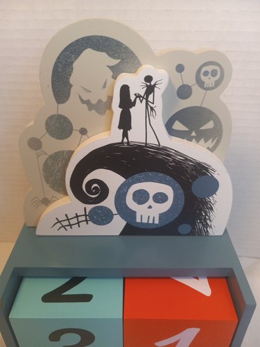 Disney The Nightmare Before Christmas Wooden Block Calendar NEW Other - 第 6/12 張圖片