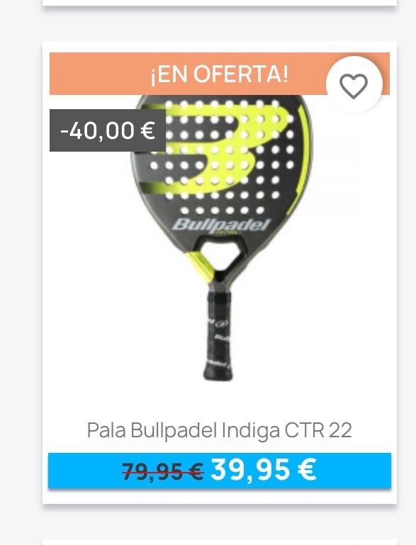 Pala de Padel Bullpadel Indica Control