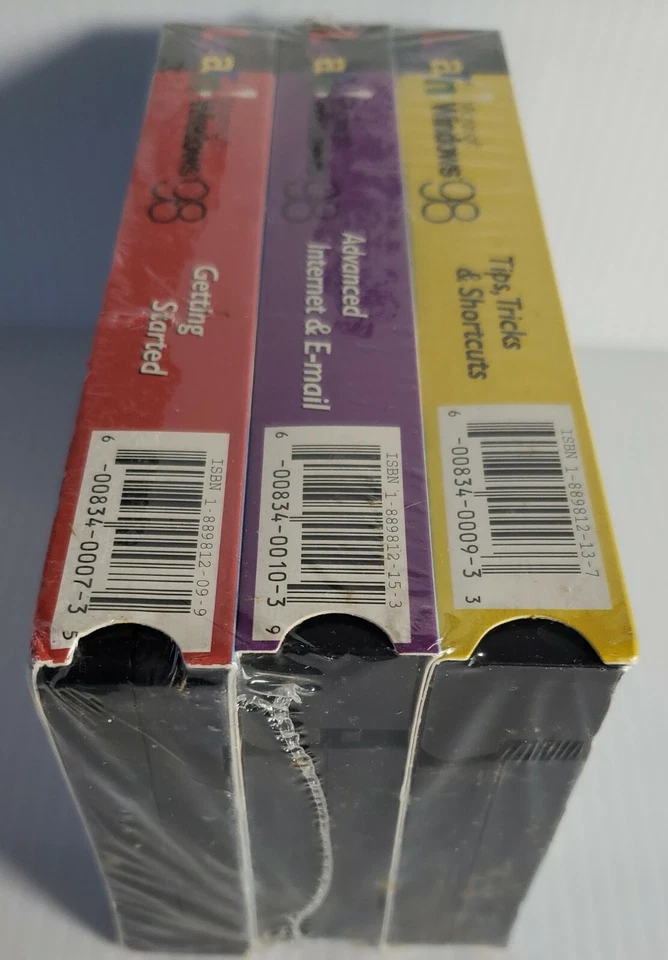 Learn Microsoft Windows 98 Sealed  / 1998 VHS - Getting Started VHS 2000 - Image 4 of 4