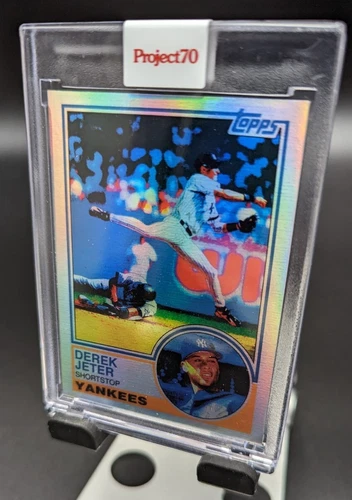 Derek Jeter Topps Project 70 Card 334 by Matt McCormick - RAINBOW FOIL  # /70