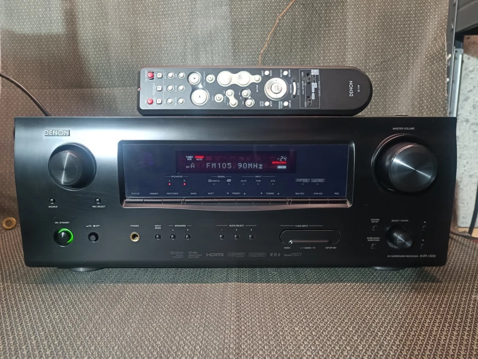 Denon AVR-1509 5.1 Kanal Heimkino AV-Receiver HDMI Amplifier Verstärker - Bild 2 von 4