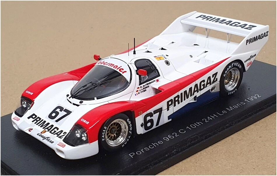 Spark Model 1/43 Scale S9892 - Porsche 962 C 10th #67 24h Le Mans 
