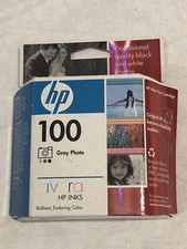 HP Vivera 100 Ink Gray Photo Inkjet Print Cartridge NEW Expired Feb 2010