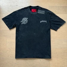 NEW Godspeed Skeleton Cowboy Knight Black print Tee Mens Short Sleeve T-shirt