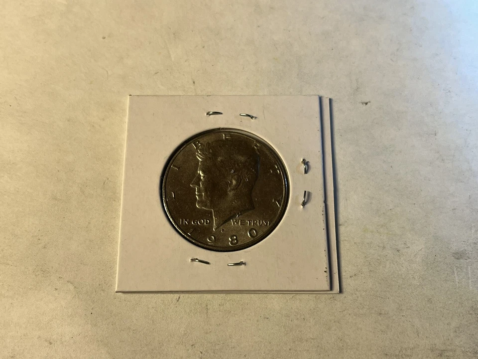 1980 P Kennedy Half Dollar 50 Cent Coin *RARE* Doubling #39 Whitesquirrelcoins - Image 2 of 4