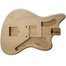 ToneBomb Alder  RuffTone Jazzmaster Offset Guitar Body