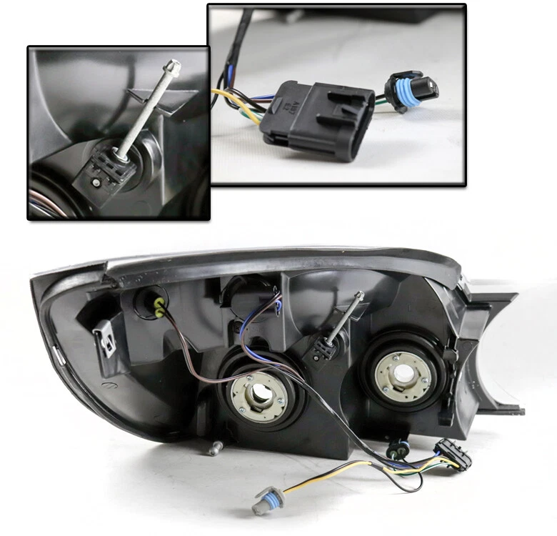 PARA 02-07 BUICK RENDEZVOUS FAROS CROMADOS FARO CON SEÑAL LED DRL + XENÓN HID Foto 3 de 4