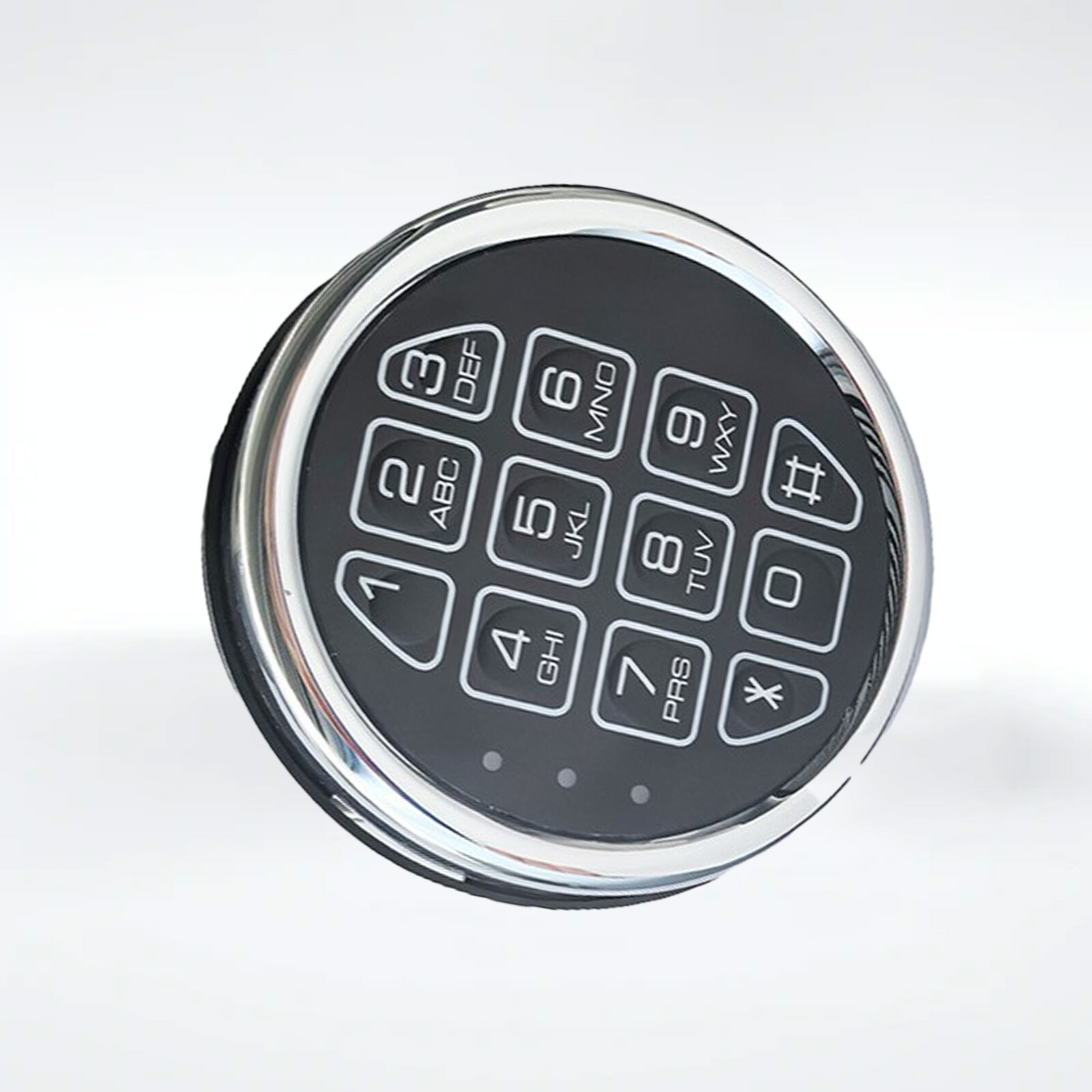 Stack on Gun Safe Lock Replacement with SwingBolt, Fireproof Chrome Keypad EleLQ