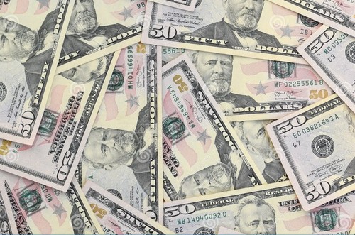 U.S. $50 CASH Money One Fifty Dollar Bill note USD Federal Reserve item #250.