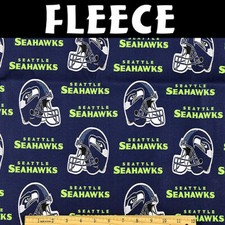 NFL Seattle Seahawks 6400-D Fleece Fabric by the Yard