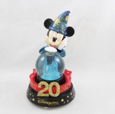 Snow globe musical lumineux Mickey DISNEYLAND PARIS 20 ans celebration Fantasia