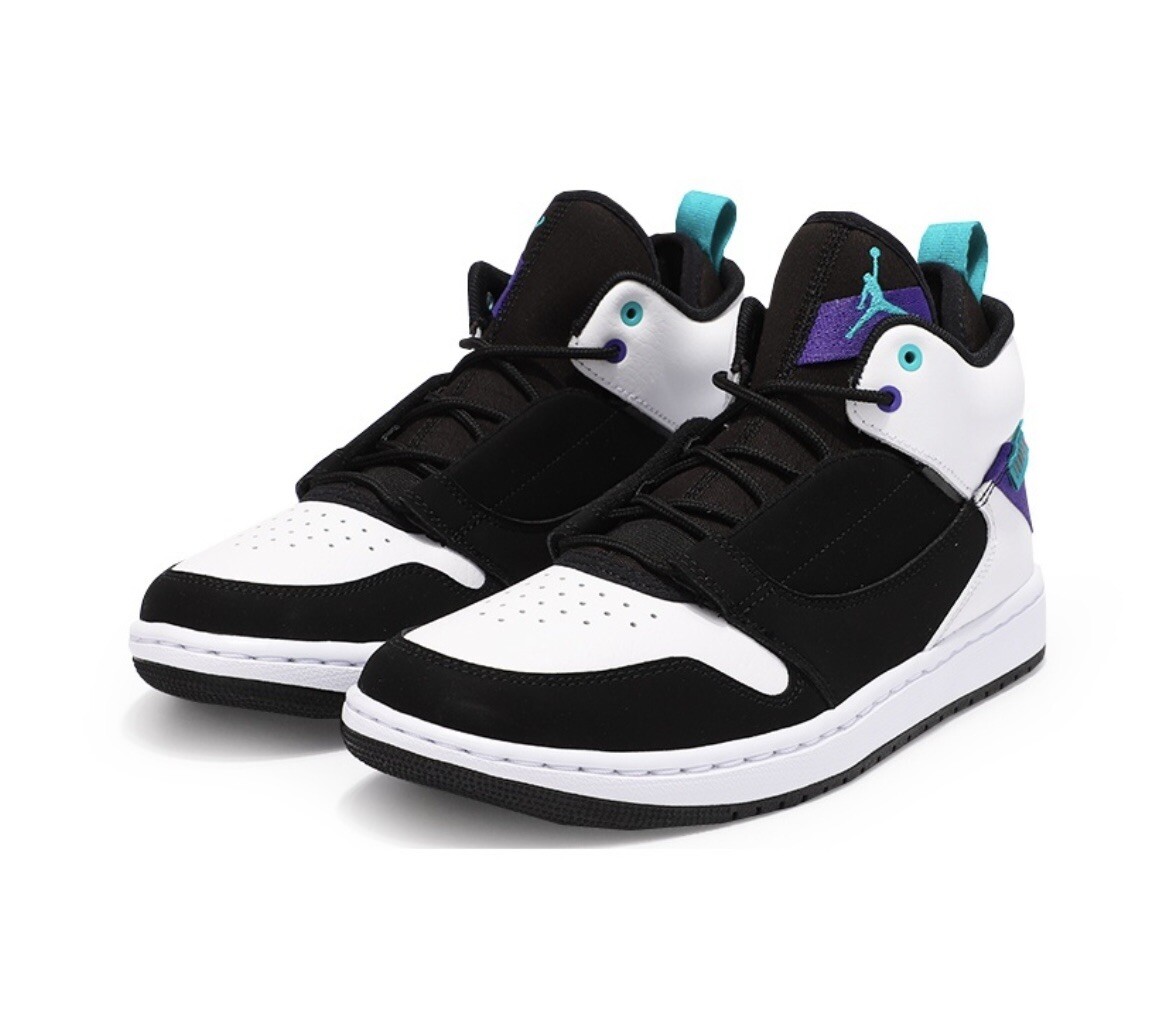 Nike Jordan Fadeaway Men Shoes Black/White Size 9-11.5 Nike Jordan Fadeaway Men Shoes Black/White Size 9-11.5