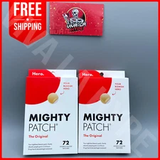 2x 72ct  Hero Mighty Patch Original Blemish Acne Treatment (144) total FREE SHIP
