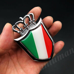 Flag Italy car 3D metal badge emblem chrome Decal Sticker stickers decals truck