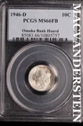 1946-D Roosevelt Dime - PCGS MS66FB - Scarce  No Reserve  #SLK769