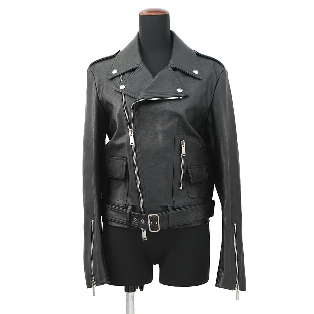 Stella McCartney — Stella McCartney Riders Jacket Size 36 Polyester62%/Rayon38% Black 680075