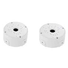 Universal Bullet Security Camera Junction Box Mount Bracket Plastic 2 PACK