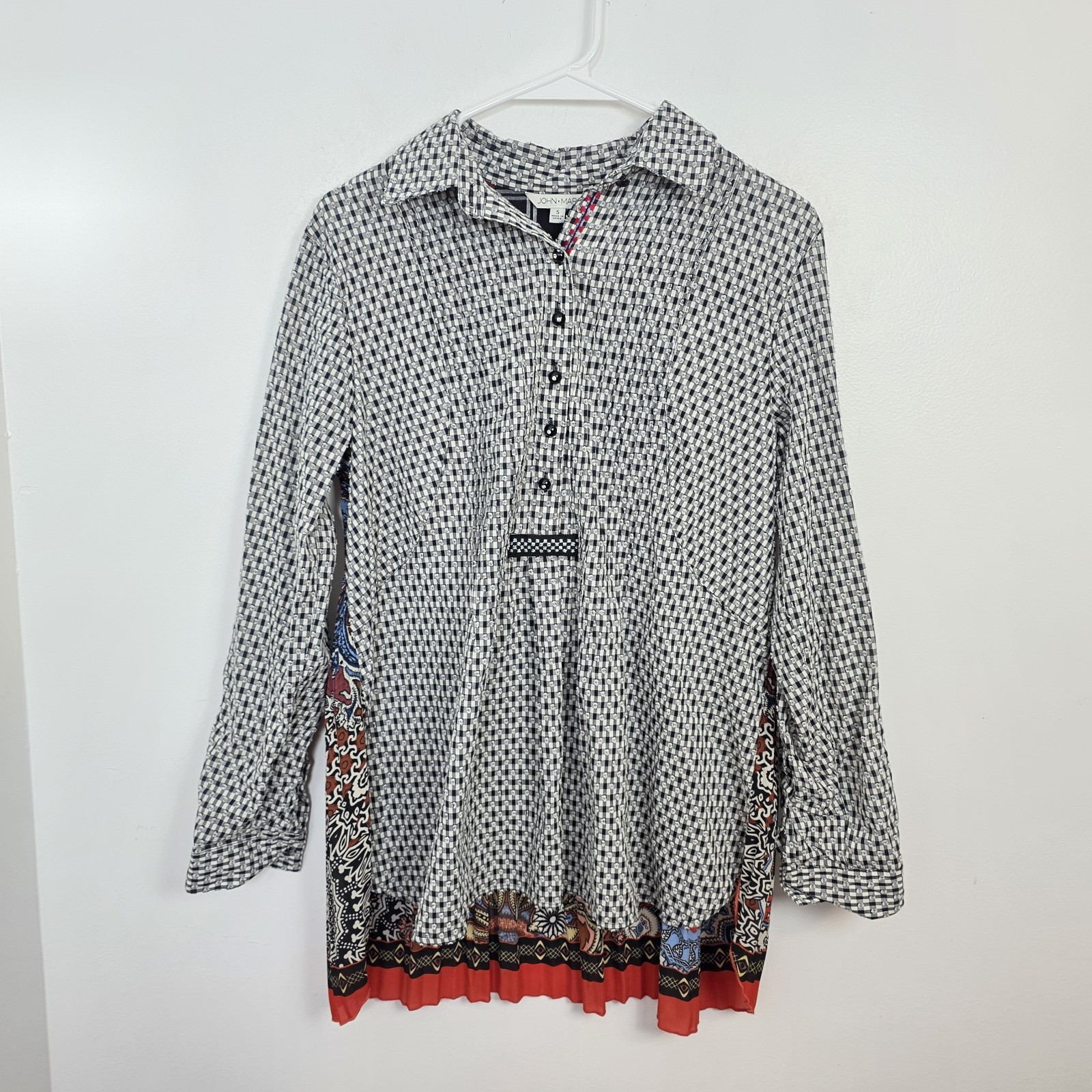 John Mark White Black Colorful Atsy Boho Festival… - image 3