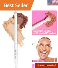 Luxurious Eye Crease Makeup Brush - Soft Synthetic Fibers for Precision Control