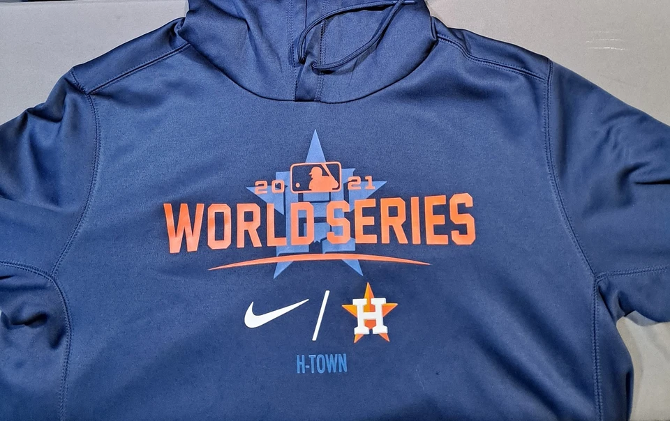 Nike Astros 2021 World Series Hoodie Men’s Dri-Fit Houston H-Town MLB Size Large - Image 3 of 4