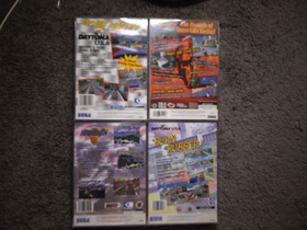 SEGA Saturn driving game lot of 4, CIB | Both Daytonas, Manx TT, Hang-On GP