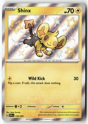 Shinx 135/091 Paldean Fates Shiny Rare Holo