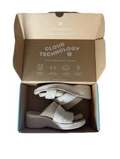 Bzees Women  s Sandals Shoe Desire ST Morel Elastic Size 8 US Wedge Heel Comfort