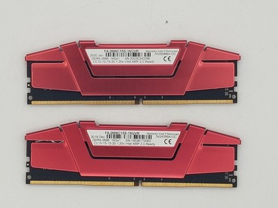 G.Skill Ripjaws V 32GB(2x16GB) DDR4-2666 RAM - Red (F4-2666C15S-16GVR)