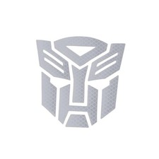 Reflective Light Transformers Autobot - Car, Motorcycle, Car Window, White