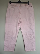 Papaya Denim Ladies Pink Jeans Size 18, 29 Inch Leg