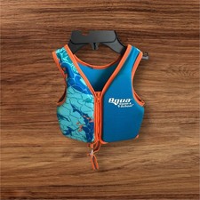 Aqua Swim School Kids Swim Vest with Front Zipper Size 2-4 Yrs