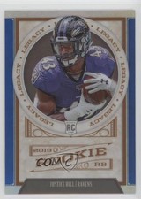 2019 Panini Chronicles Legacy Update Rookies Blue 4/25 Justice Hill #216 0sf1