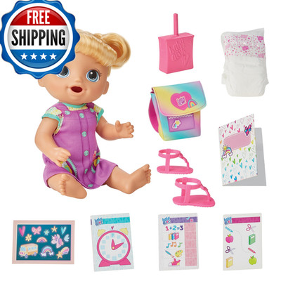 Baby Alive Time For School Baby Doll Set 12 Inch Back To School Toys For Girls
