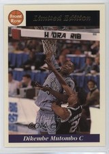 1991-92 Front Row Limited Edition Dikembe Mutombo Dikembe Mutombo #5 HOF 03wo