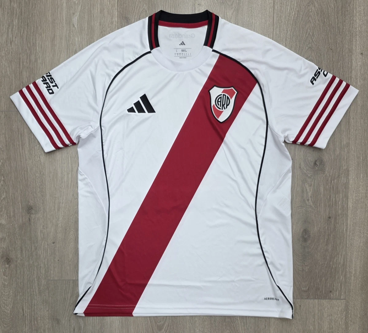 25+ Size L River Plate International Club Soccer Fan Jerseys for