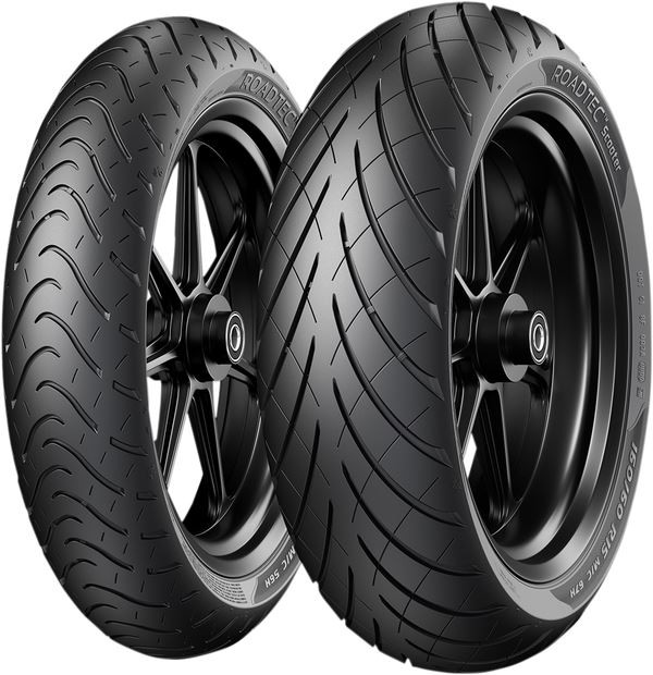 TYRE PAIR METZELER 100/80-14 54S + 100/90-14 57P ROADTEC SCOOTER - Image 4