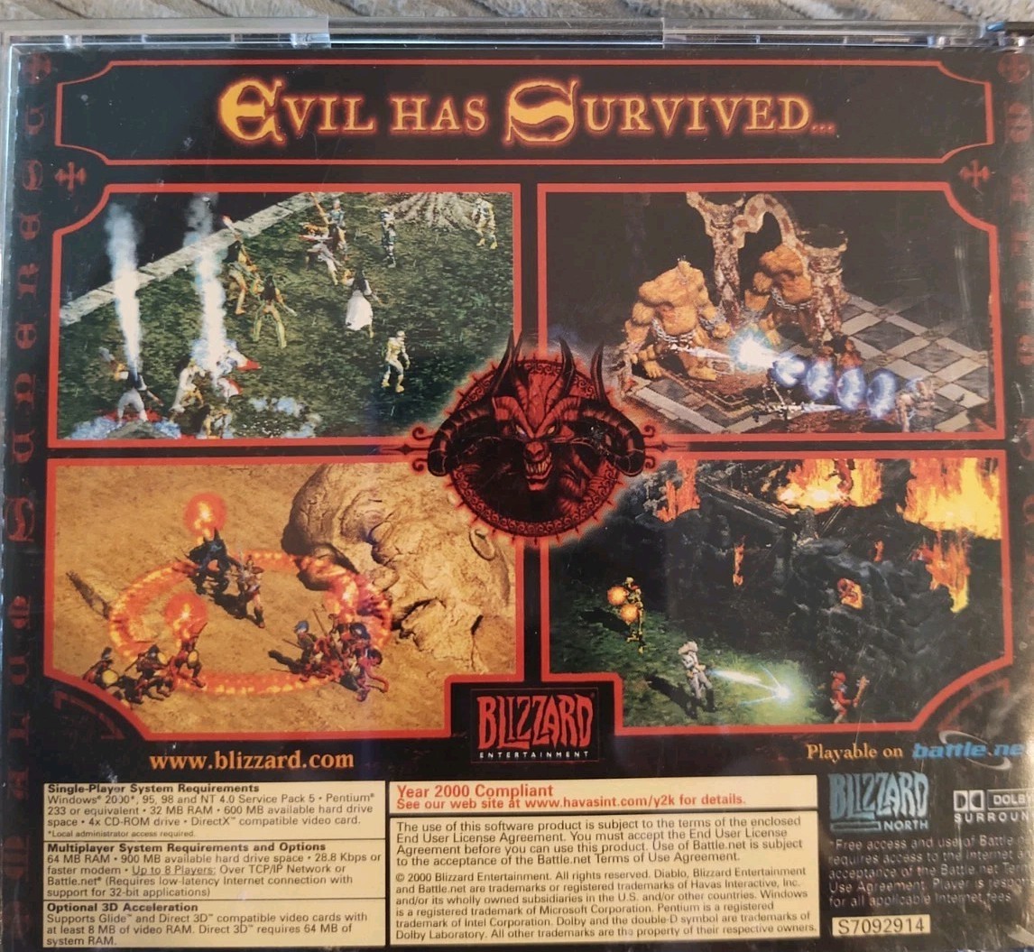 Diablo 2 Collector's Edition PC Blizzard Entertainment Rare Game 3