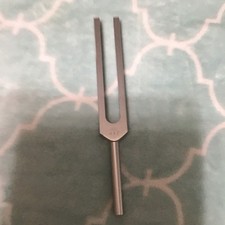 Metal Tuning Fork 417 Silver Mechanical for Piano 5.5in 2oz 2x0.5in